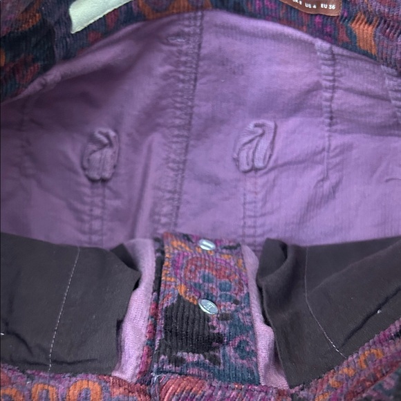 Pilcro Women's Paisley Button-Front Skirt - Picture 4 of 8